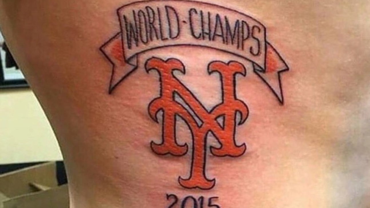 Mets fan regrets '2015 World Champs' tattoo