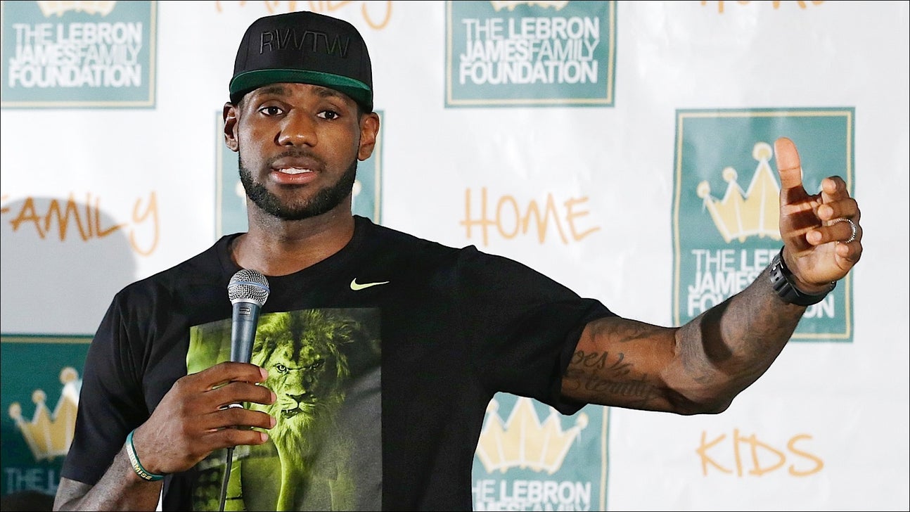 LeBron homecoming: 'I'm not going anywhere ever again'