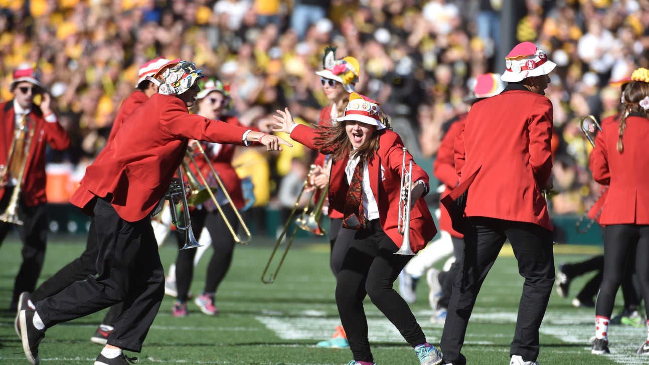 Stanford band trolls Iowa with 'Farmers Only' halftime show