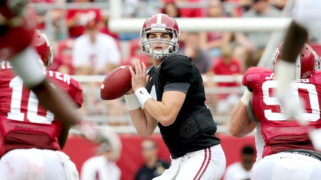 Saban says Alabama quarterback Coker suffered foot injury