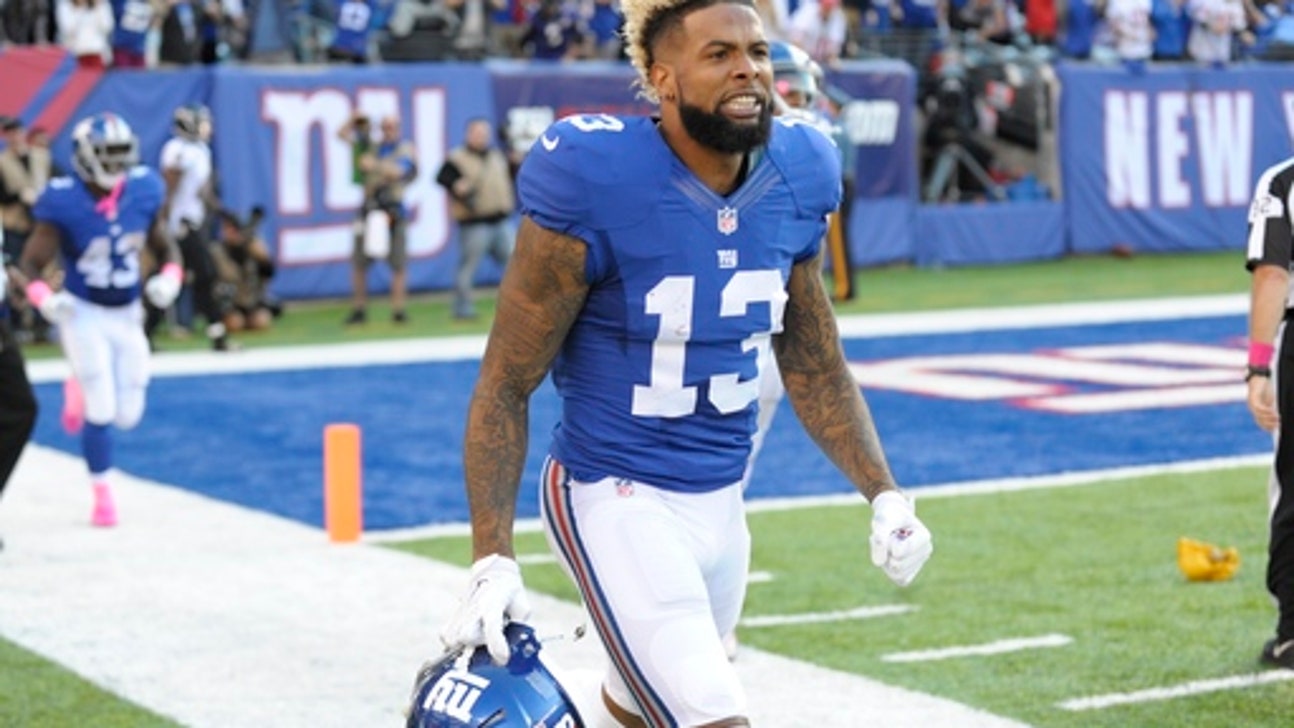 Odell Beckham Jr. misses Giants practice with hip injury