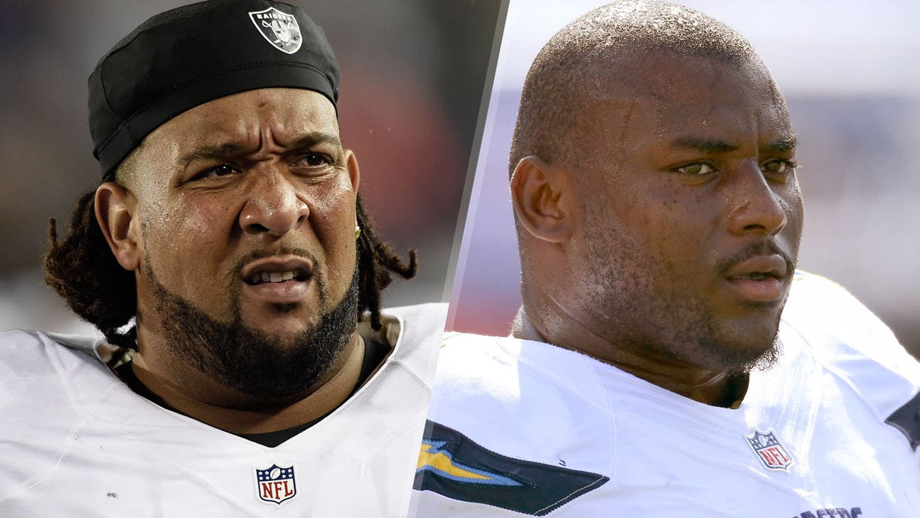 Donald Penn has the best Christmas present idea for Corey Liuget
