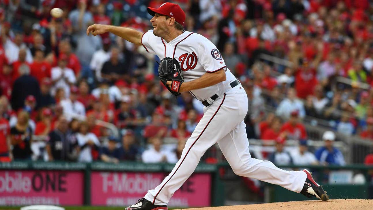 Scherzer embraces spotlight for Game 5 vs. Dodgers