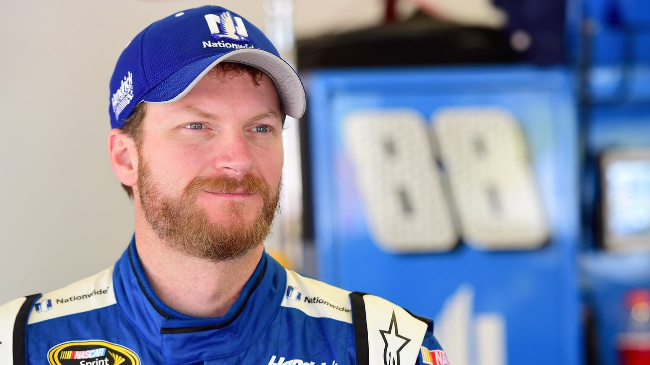 Rain (and fast practice time) puts Dale Earnhardt Jr. on the pole