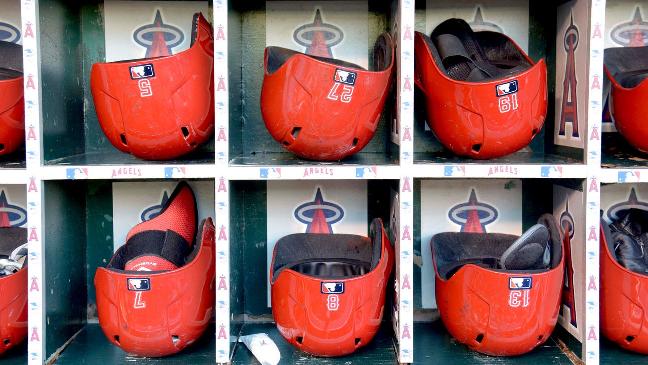 PHOTOS: Angels' rookies get 'squirrely' for 'rookie hazing day' en route to Texas
