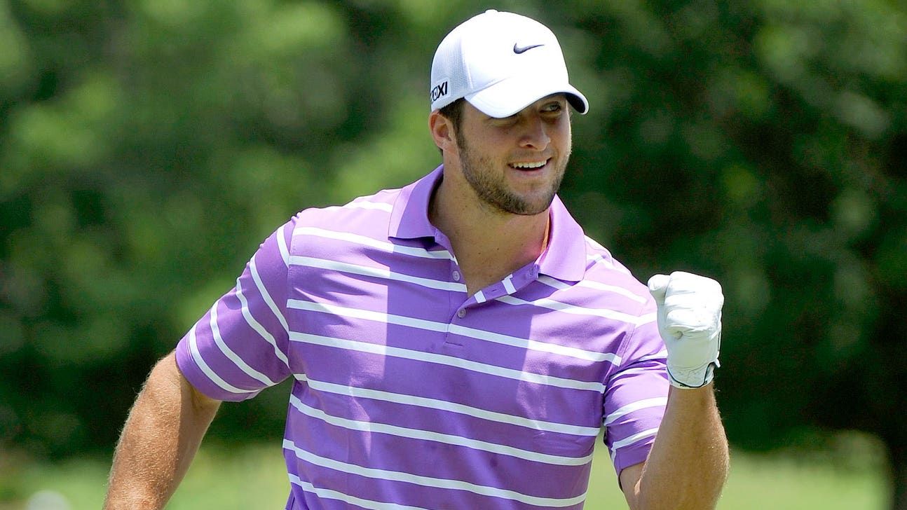 Watch Tim Tebow hit a 343-yard drive ... sort of