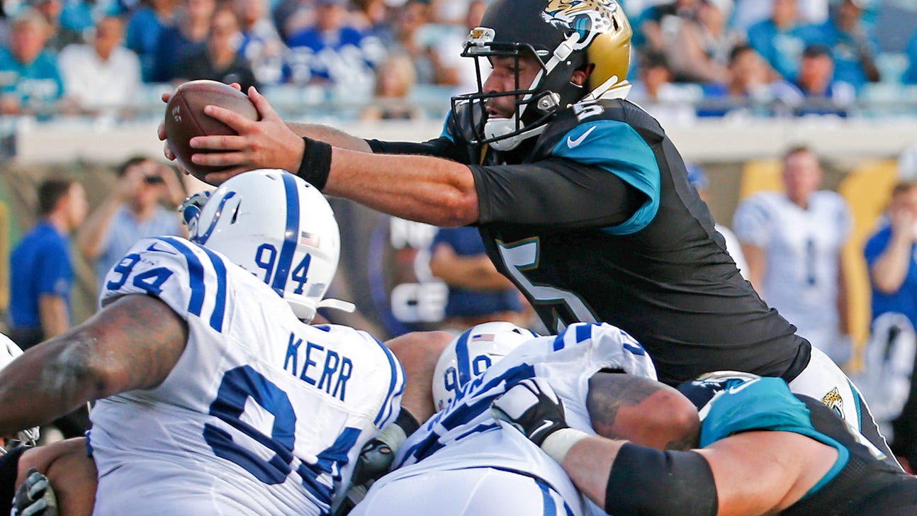 Jaguars halt Colts' AFC South win streak in 51-16 pounding