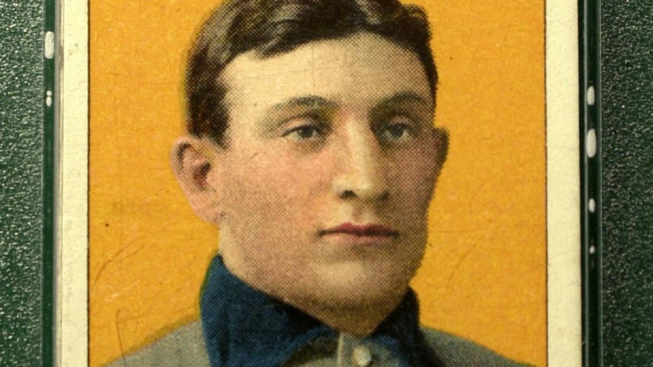 Rare baseball card now on display