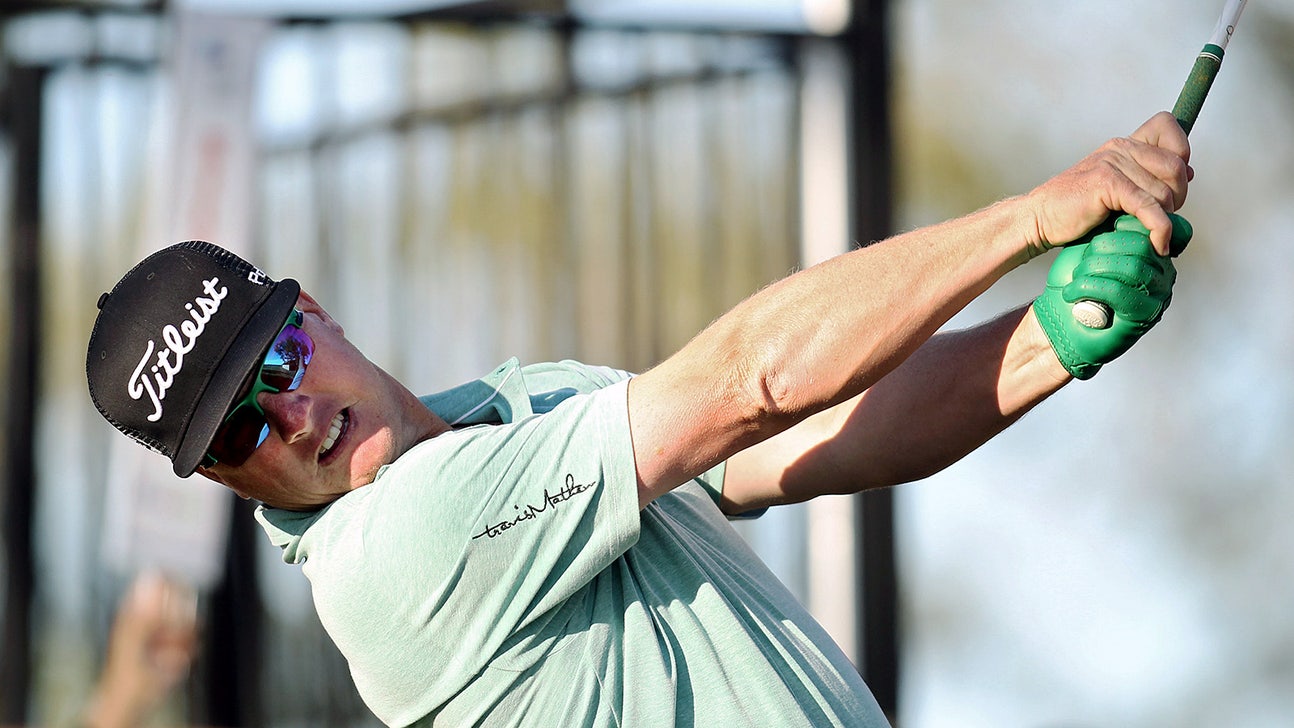 Charley Hoffman holds first-round lead in wind-swept Texas Open