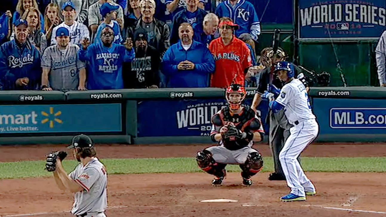 Front-row fan in Marlins jersey doesn't care if Royals don't like it
