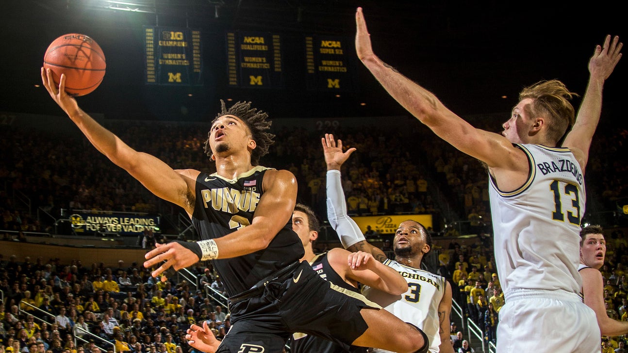 Purdue offense contained in 76-57 loss to No. 7 Michigan