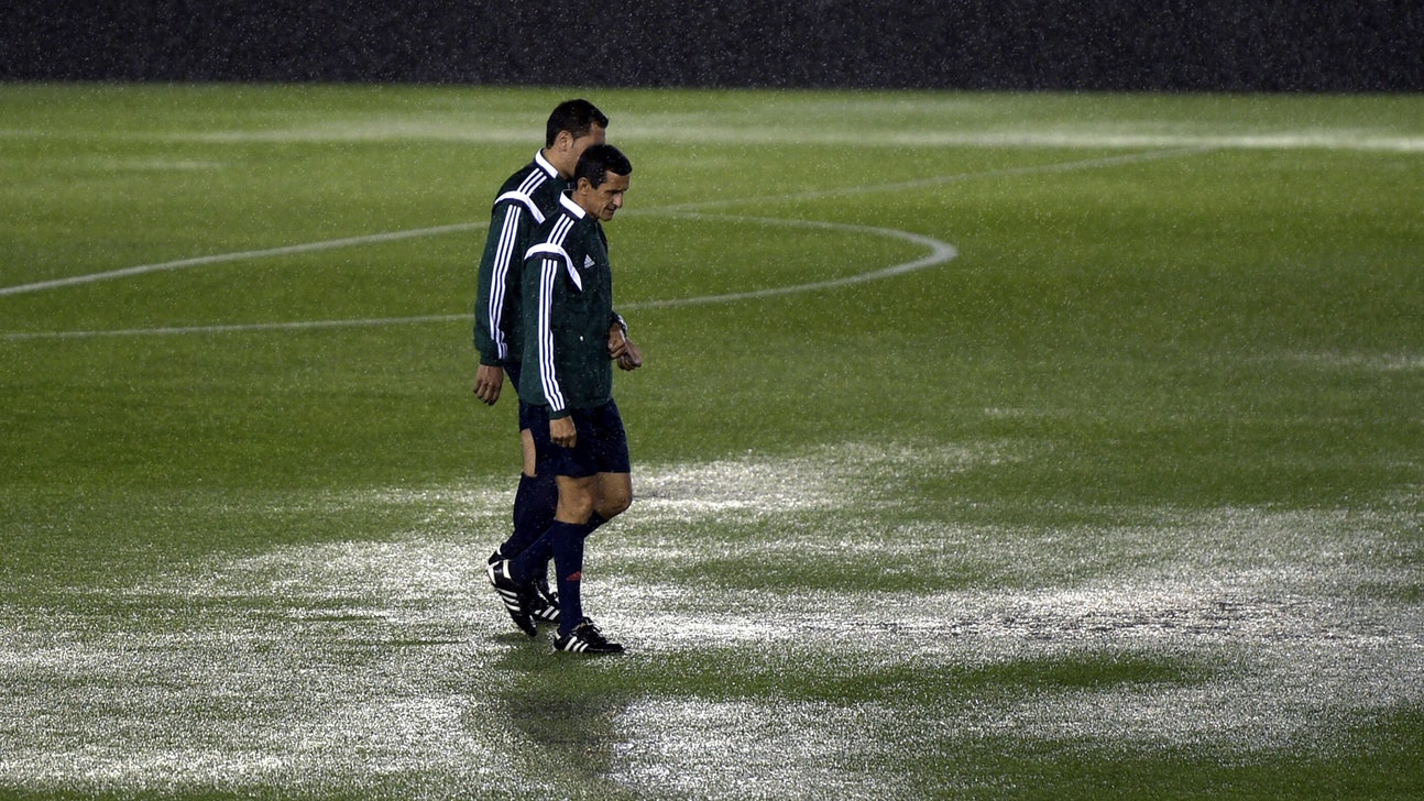 Argentina's tilt vs. Brazil postponed after torrential downpour