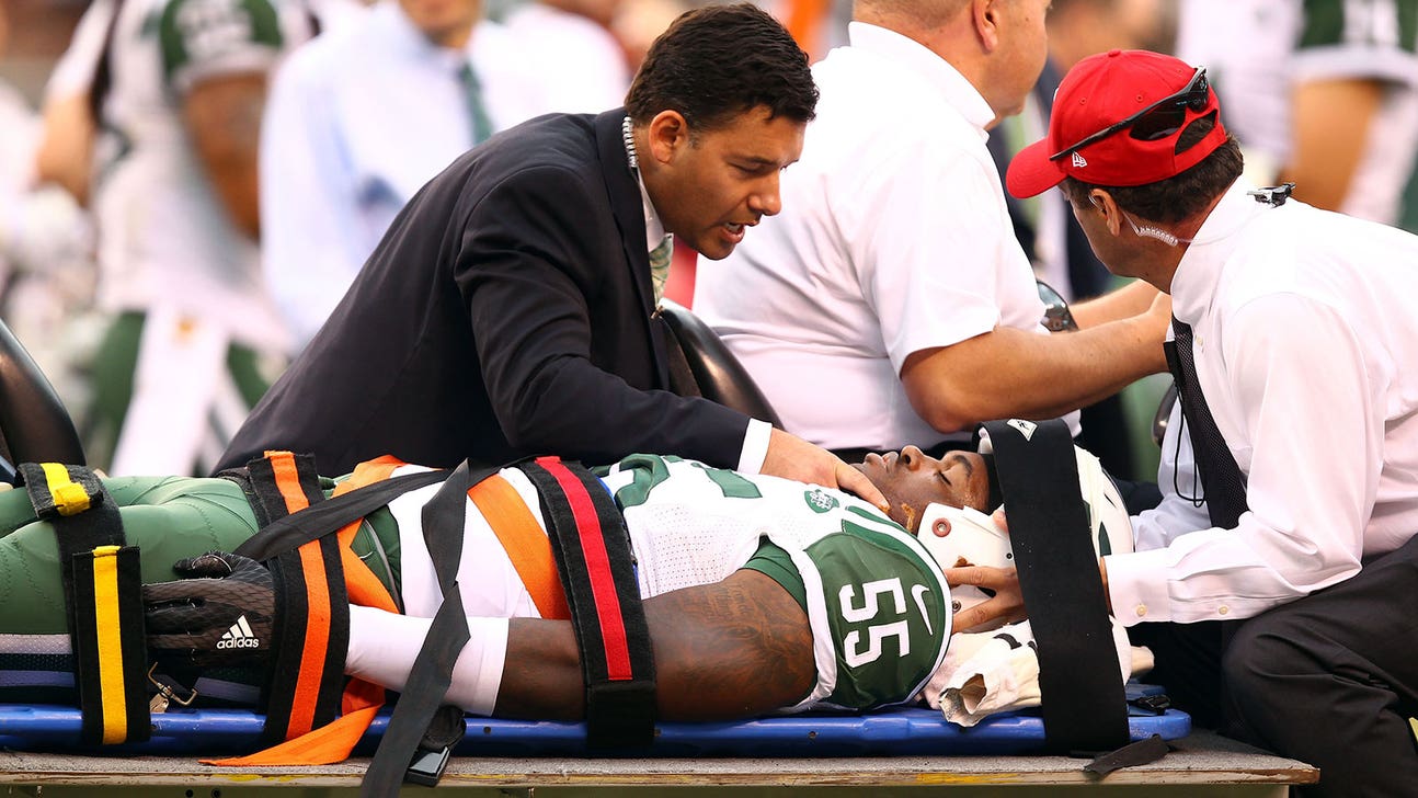 Jets LB Lorenzo Mauldin has concussion, not neck injury