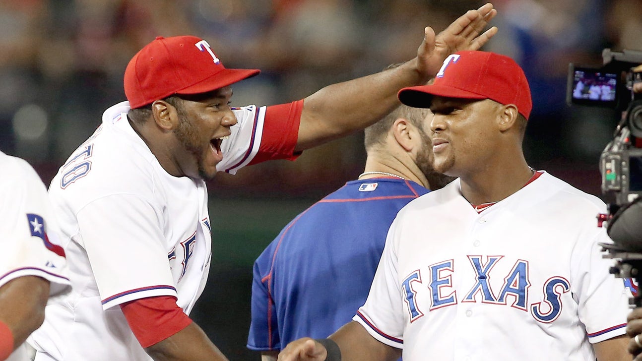 Beltre bobblehead features removable helmet for head-touching