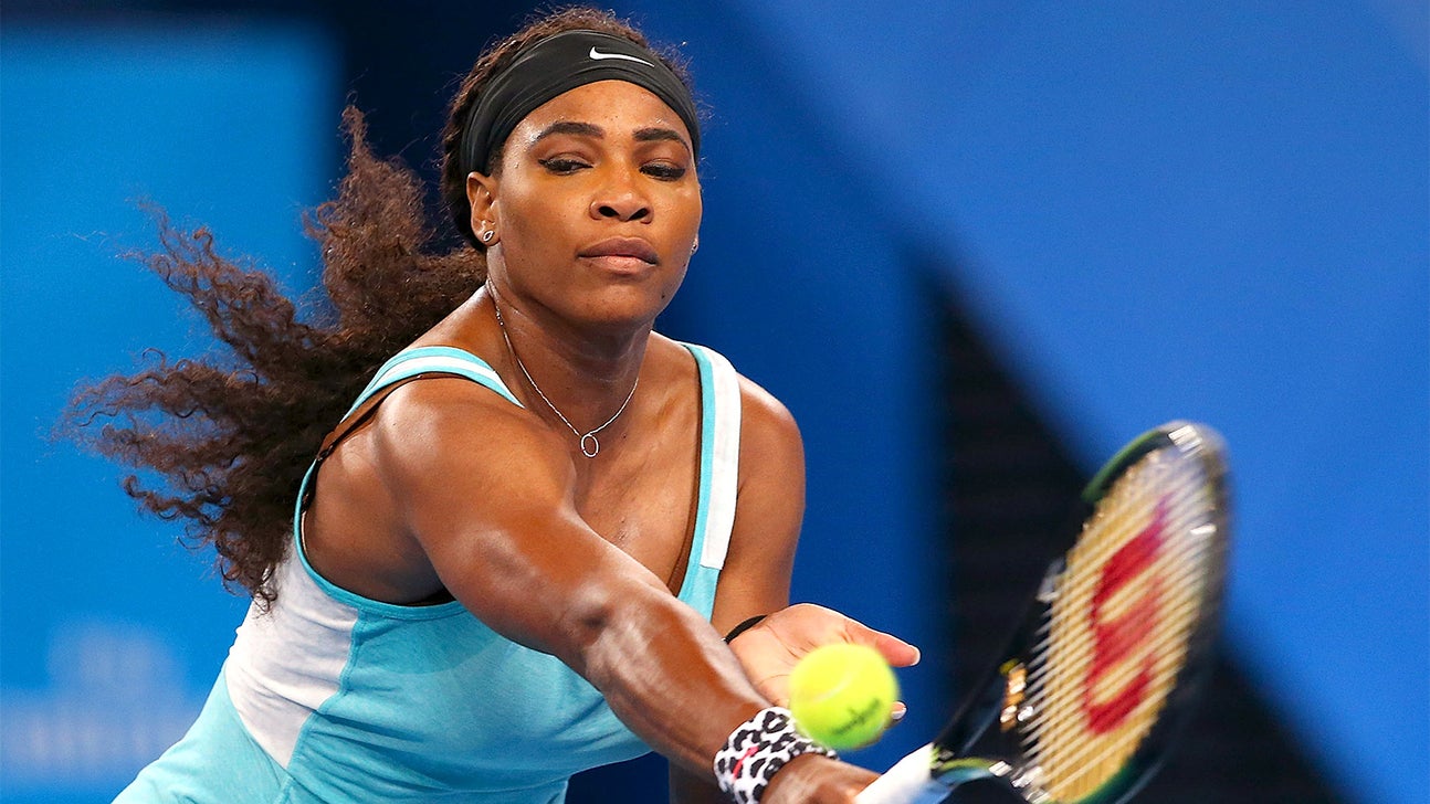 Serena Williams perks up after a bagel at Hopman Cup