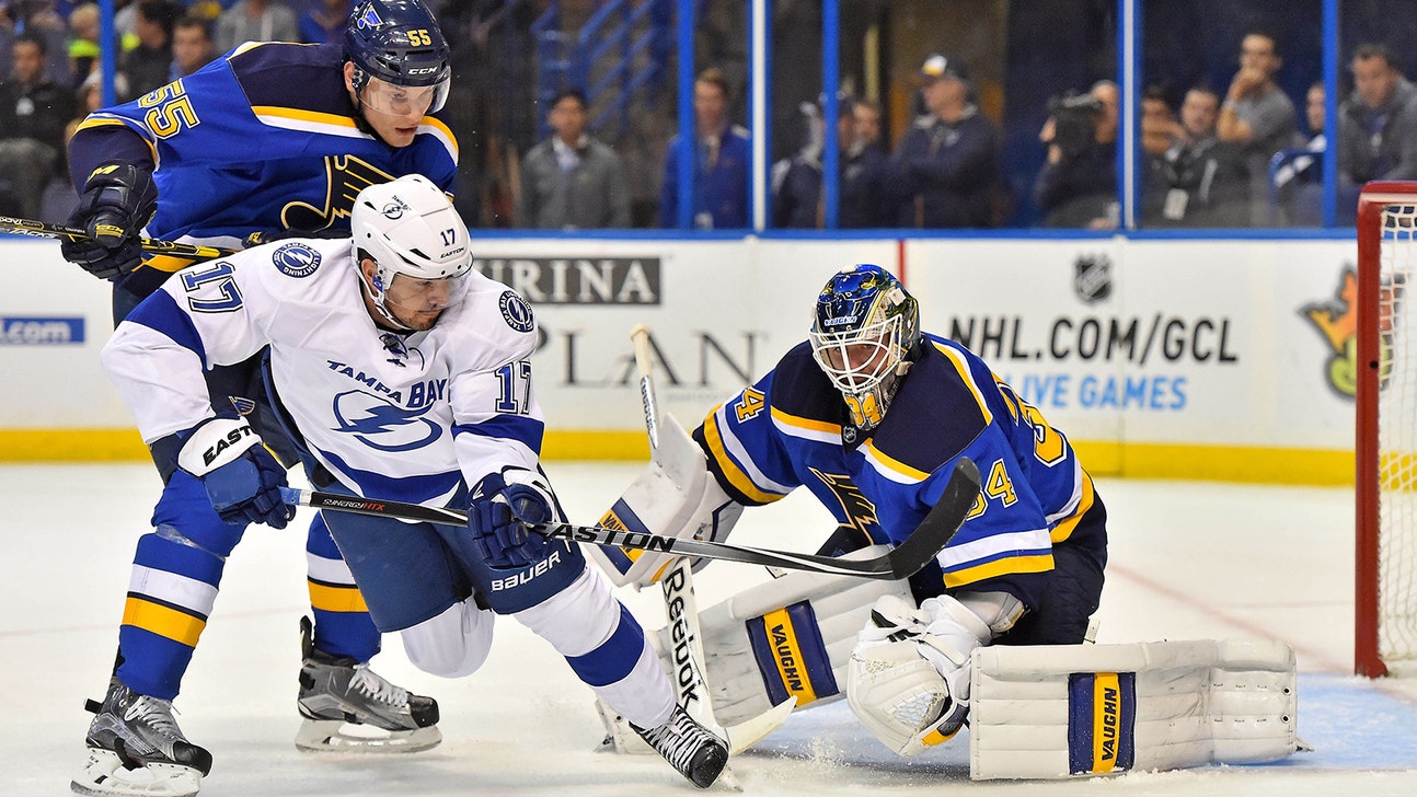 Allen picks up sixth career shutout as Blues blank Lightning 2-0