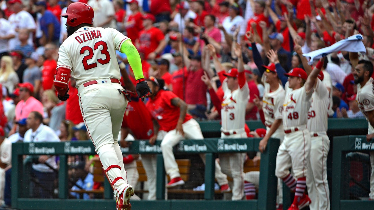 Ozuna's grand slam highlights Cardinals' 6-2 victory over Cubs