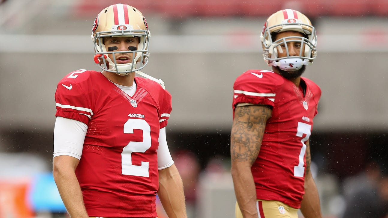 Chip Kelly says 49ers are 'not thinking' about making a QB change