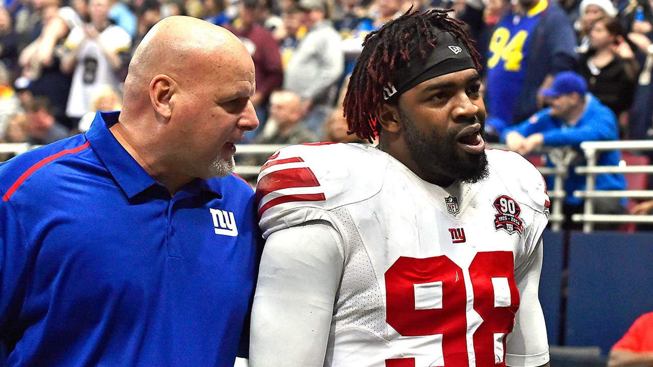 Report: Giants cut Damontre Moore after fight over headphones