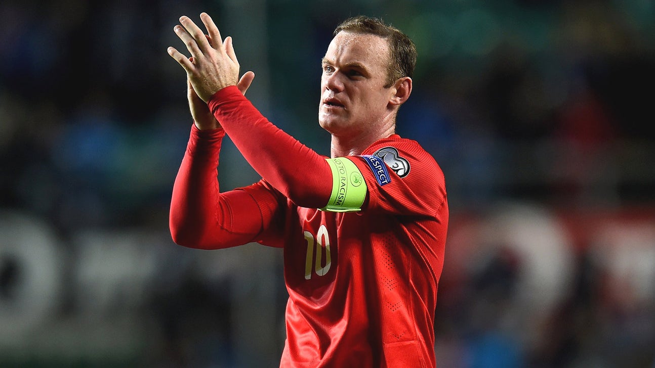 Rooney will walk out with children to celebrate 100 England caps