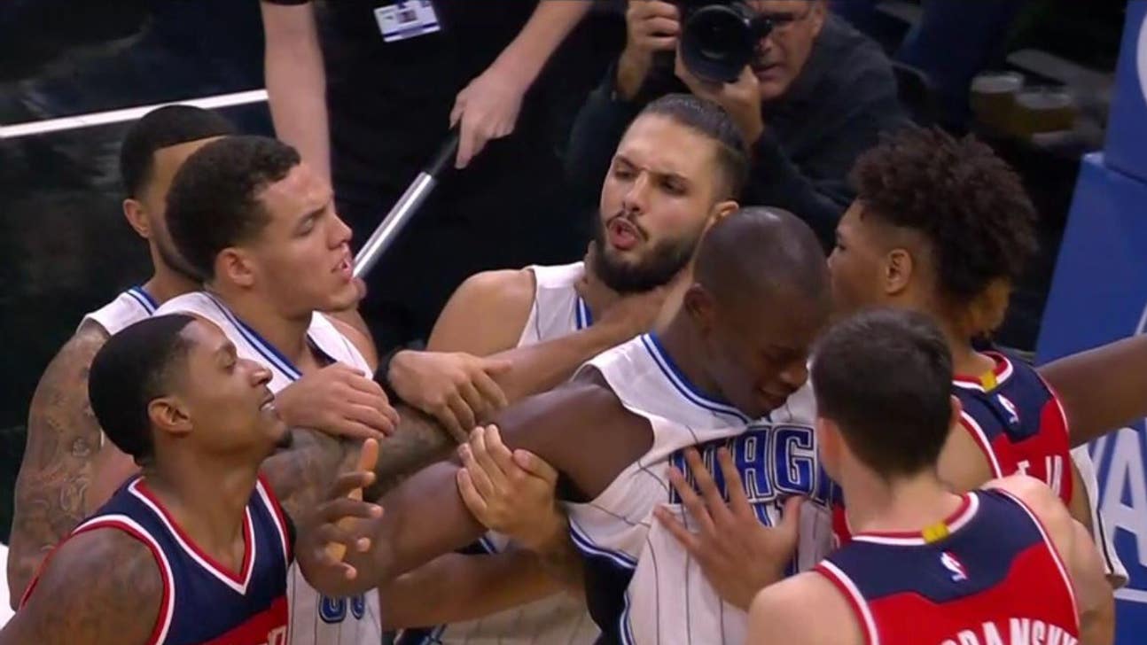 NBA fines Bradley Beal for 'grabbing at the throat' of Magic's Evan Fournier