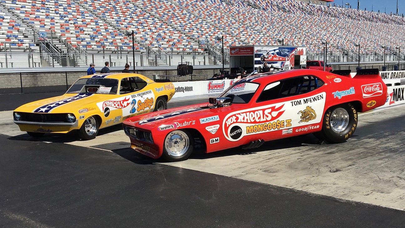 Charlotte Auto Fair to feature Snake, Mongoose and Petty drag cars