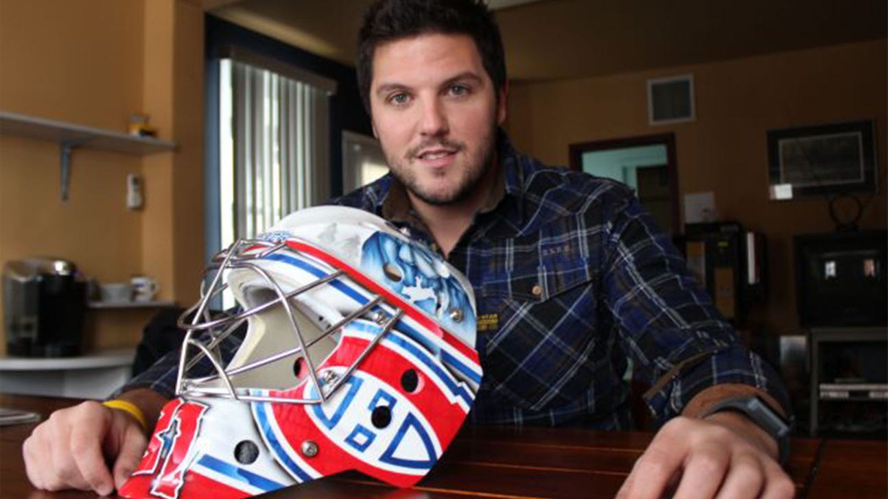 Coyote goalie's mask a canvas for Canadian artist