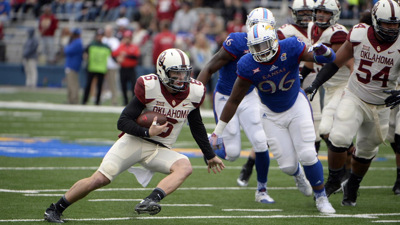 Jayhawks host Sooners and Heisman candidate Mayfield in home finale