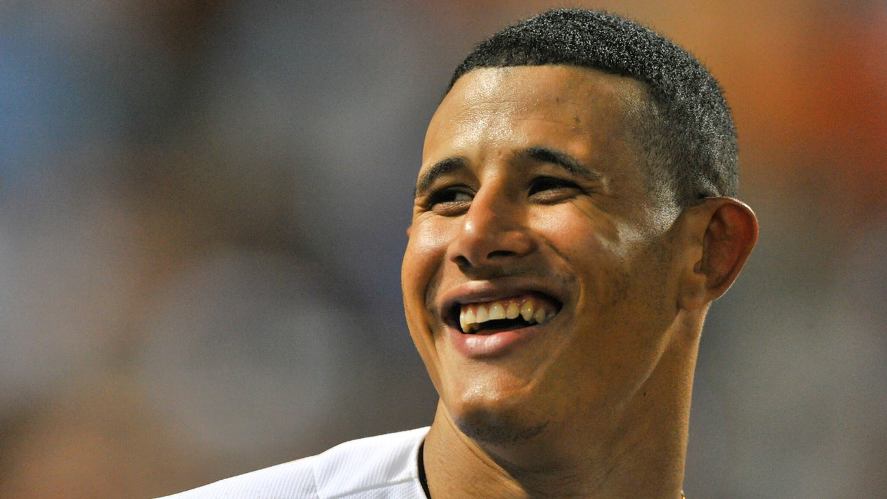 Watch Jonathan Schoop pump-fake Machado out of his shoes