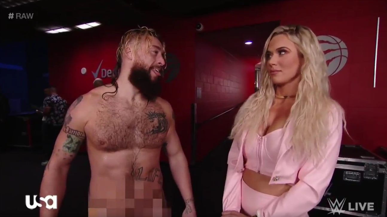 Enzo Amore did a segment on Raw while completely naked