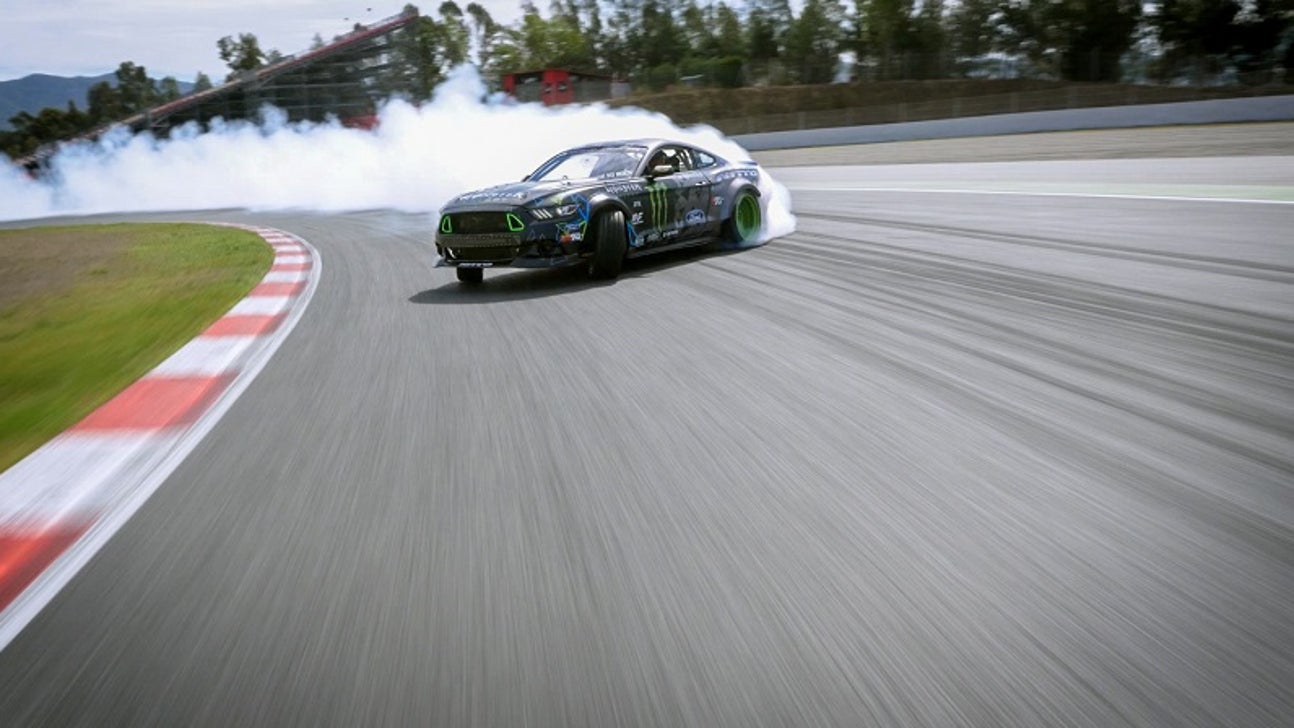 Watch A Formula Drift Car Tear Up A Formula One Track