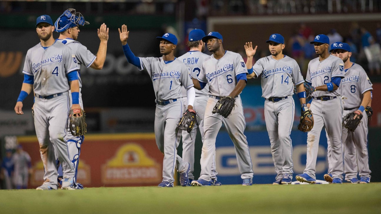 Guthrie overcomes first pitch HR, Royals beat Texas 6-3