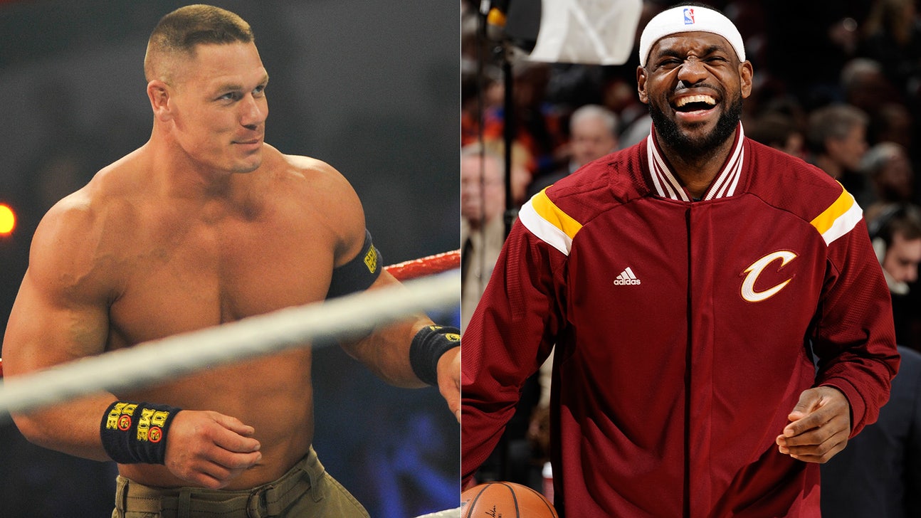 John Cena says he wants to use LeBron's face as a basketball