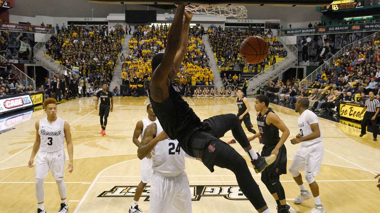 San Diego State holds off Long Beach State 76-72