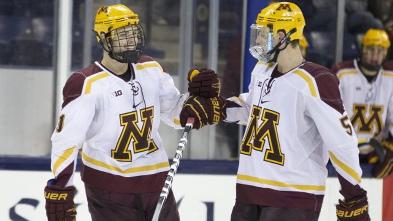 Jackets prospects play in Columbus -- Minnesota splits series with Ohio State