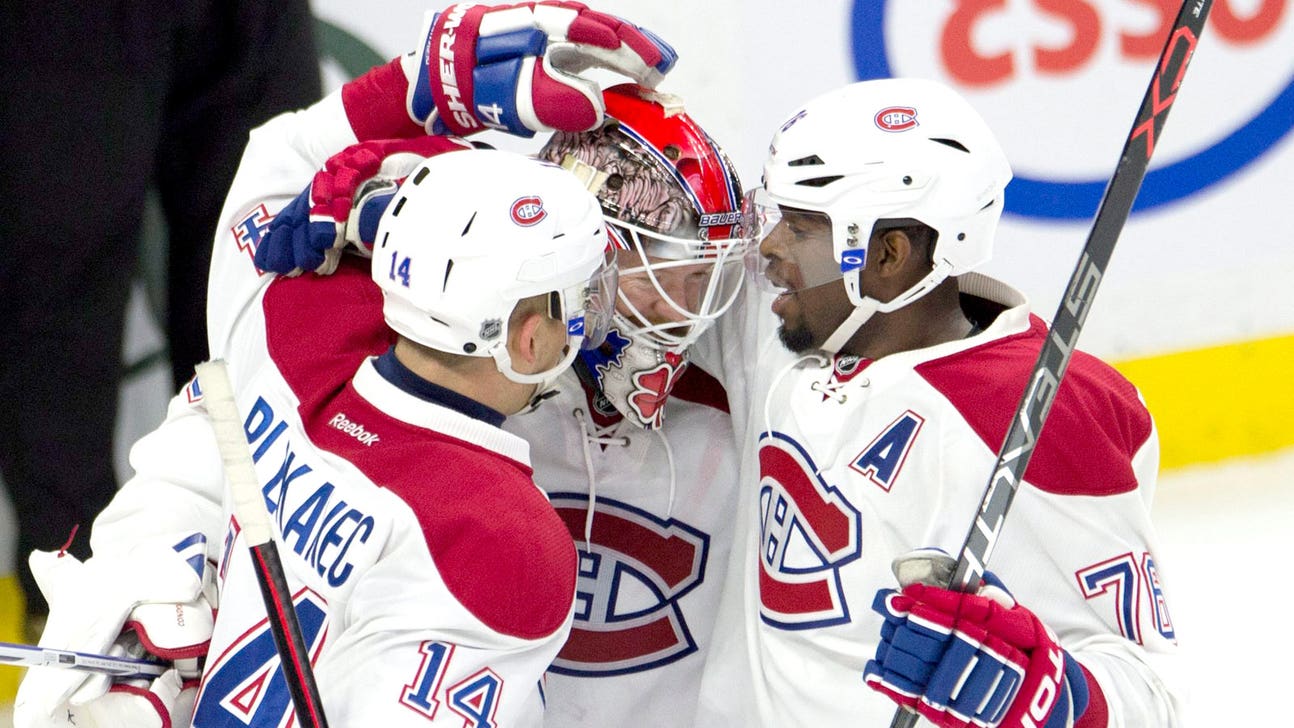 Condon stars in NHL debut, keeps Canadiens perfect through three games