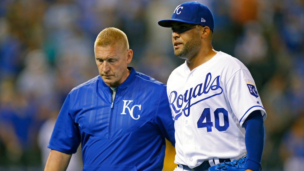 Royals prepare for Rockies with Herrera's availability uncertain