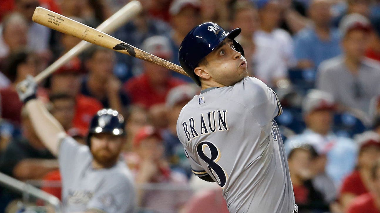 Braun singles, scores in debut as Brewers top White Sox 5-2