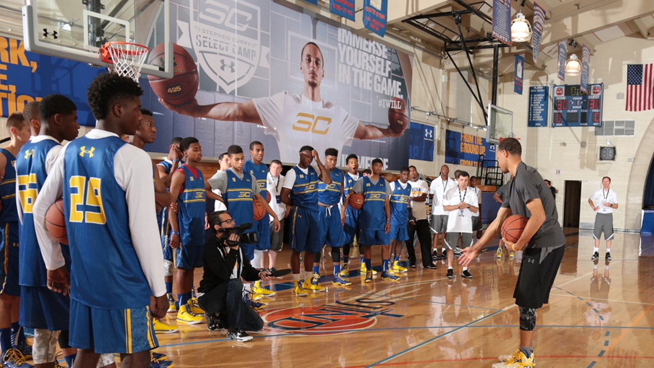 Curry runs camp, has message for high school players