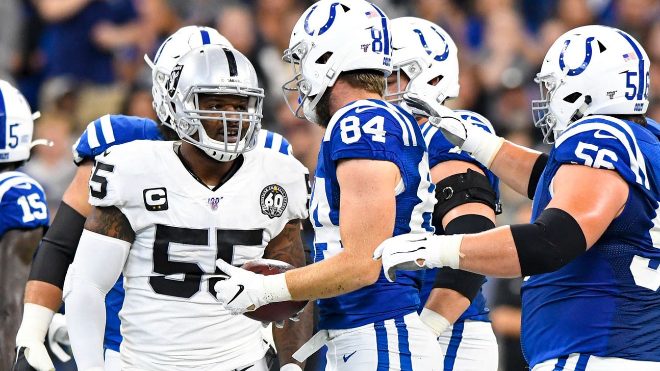 Hit on Colts TE Doyle earns Raiders' Burfict a season-long suspension