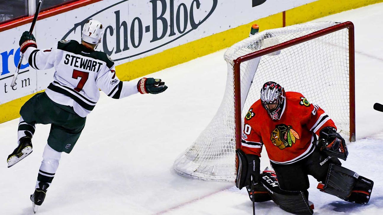 Wild beat Chicago, claim first place in Western Conference