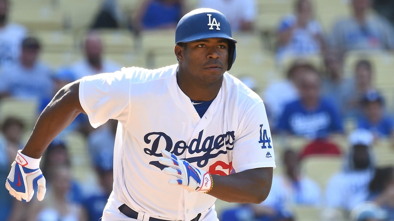 Dodgers leave Yasiel Puig behind as they head to Colorado (UPDATE)