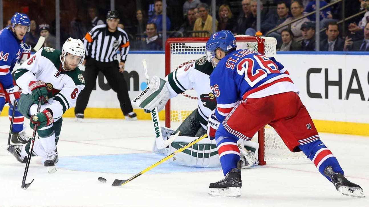 Wild lose after Rangers score five in third