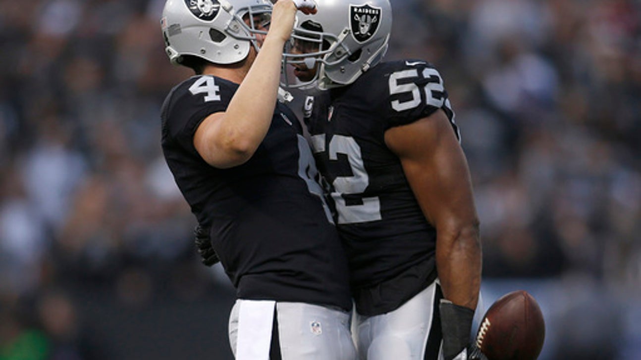 Raiders QB Derek Carr looks for success vs. Chiefs
