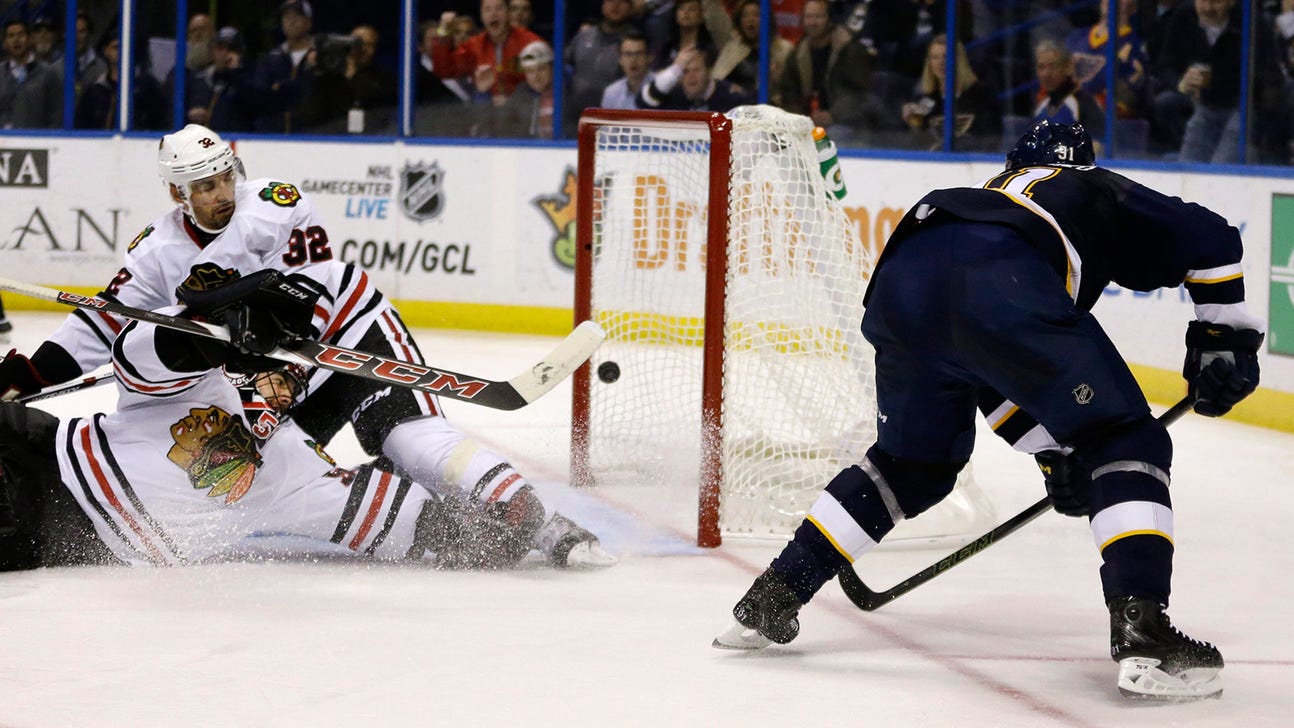Tarasenko's two goals aren't enough as Blues fall 4-2 to Blackhawks
