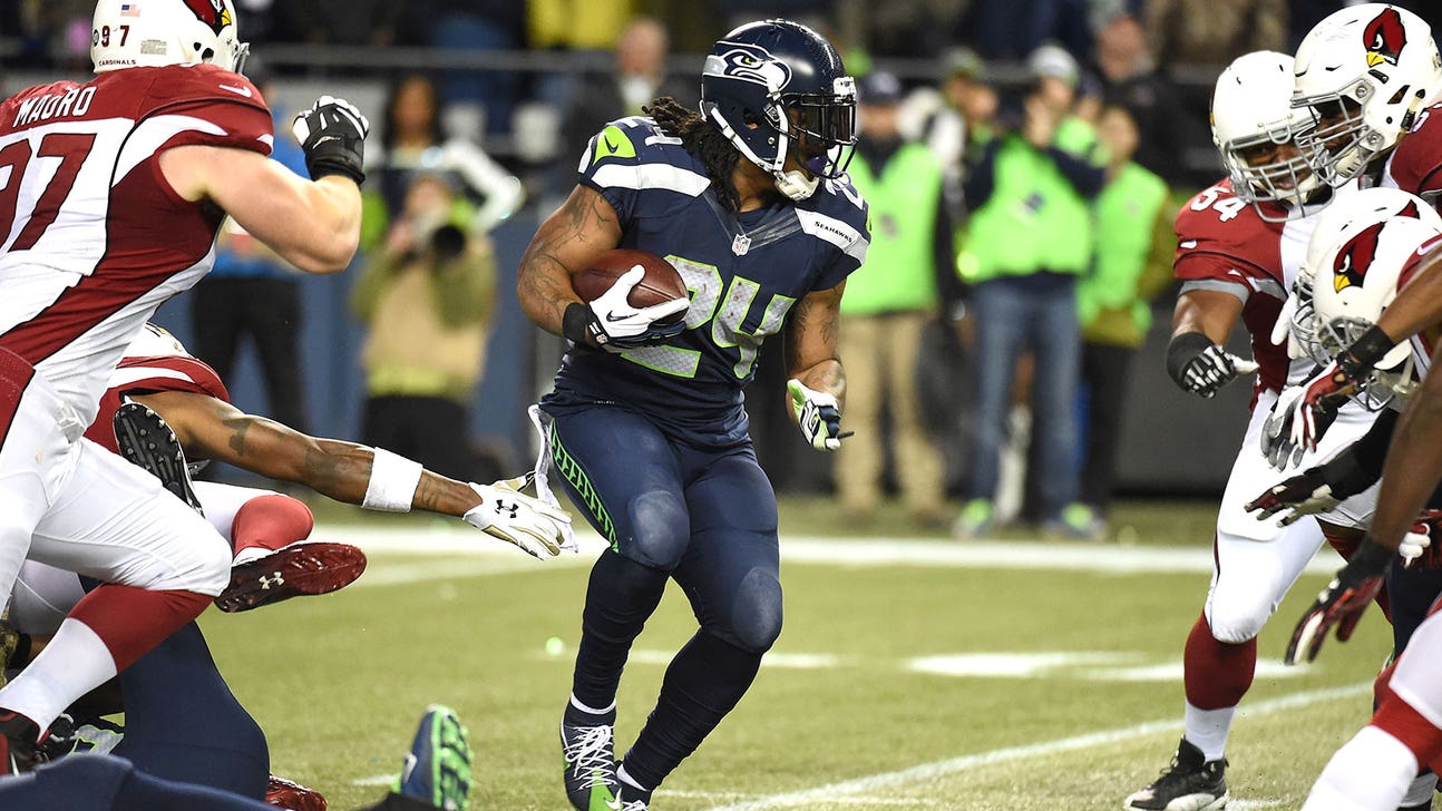 Seahawks RB Marshawn Lynch back at team facility working out