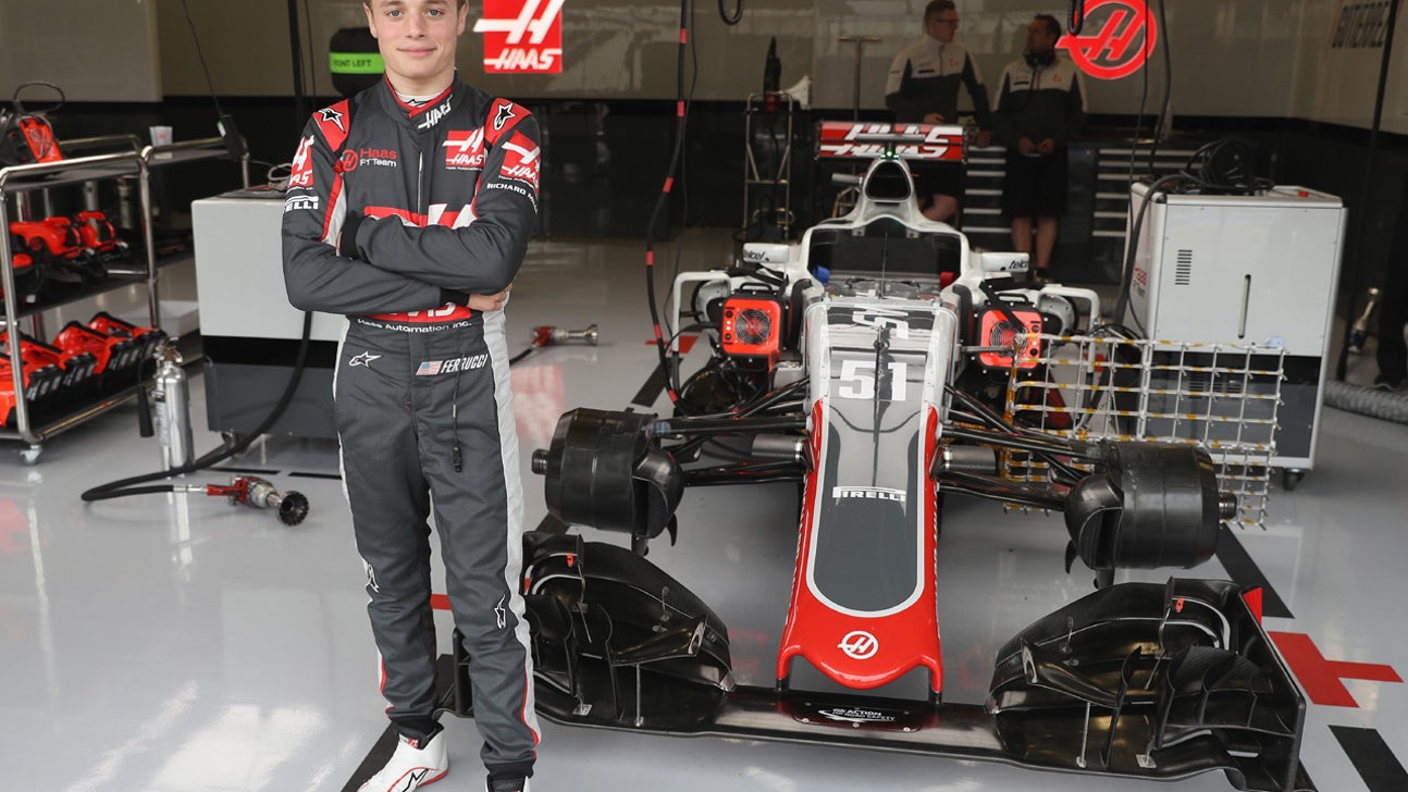 Santino Ferrucci makes F1 debut with Haas in Silverstone test