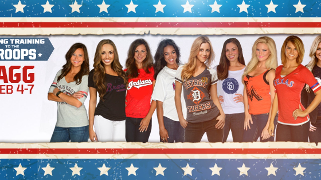 FOX Sports South Girl Morgan taking part in Spring Training for the Troops