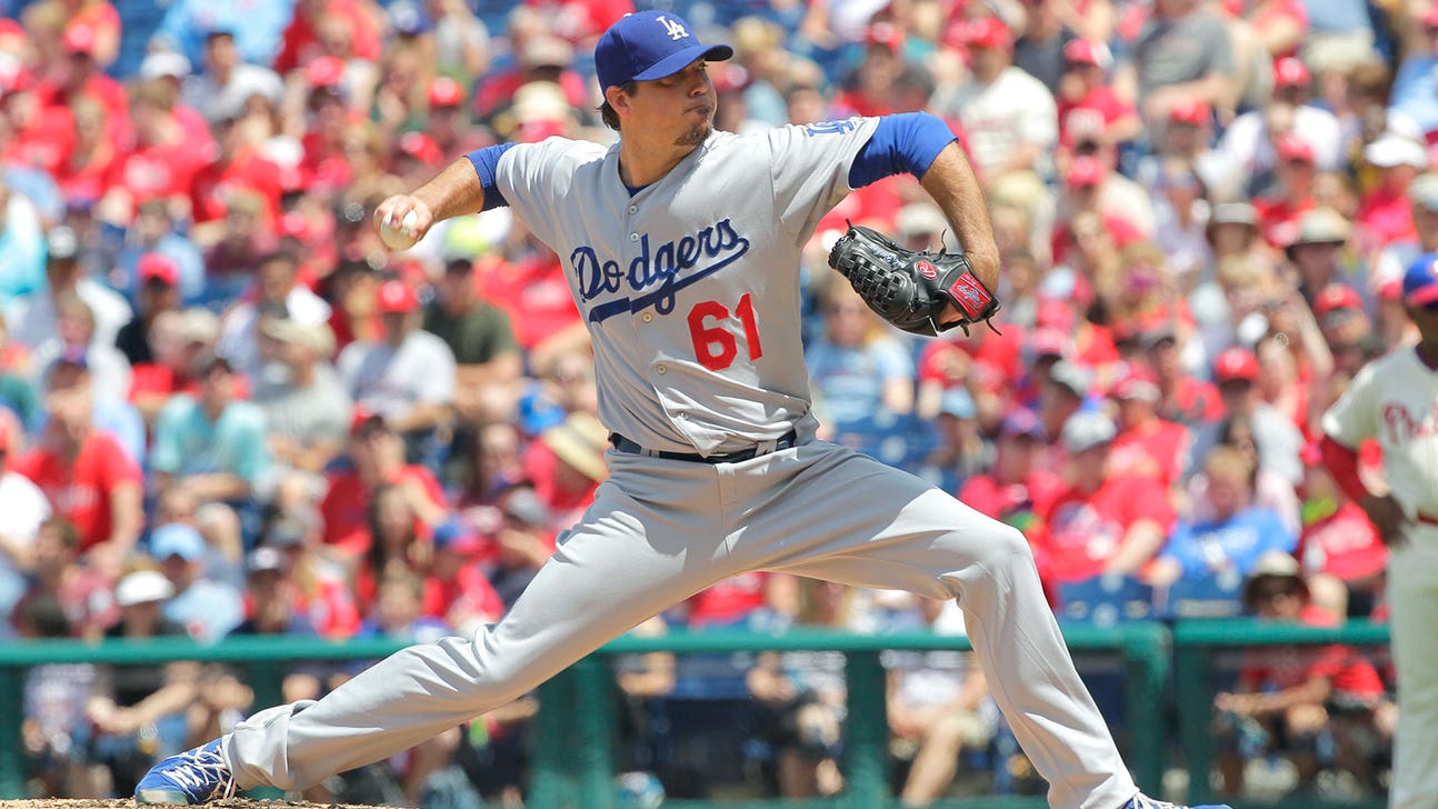 Josh Beckett pitches no-hitter, Dodgers stop Phillies