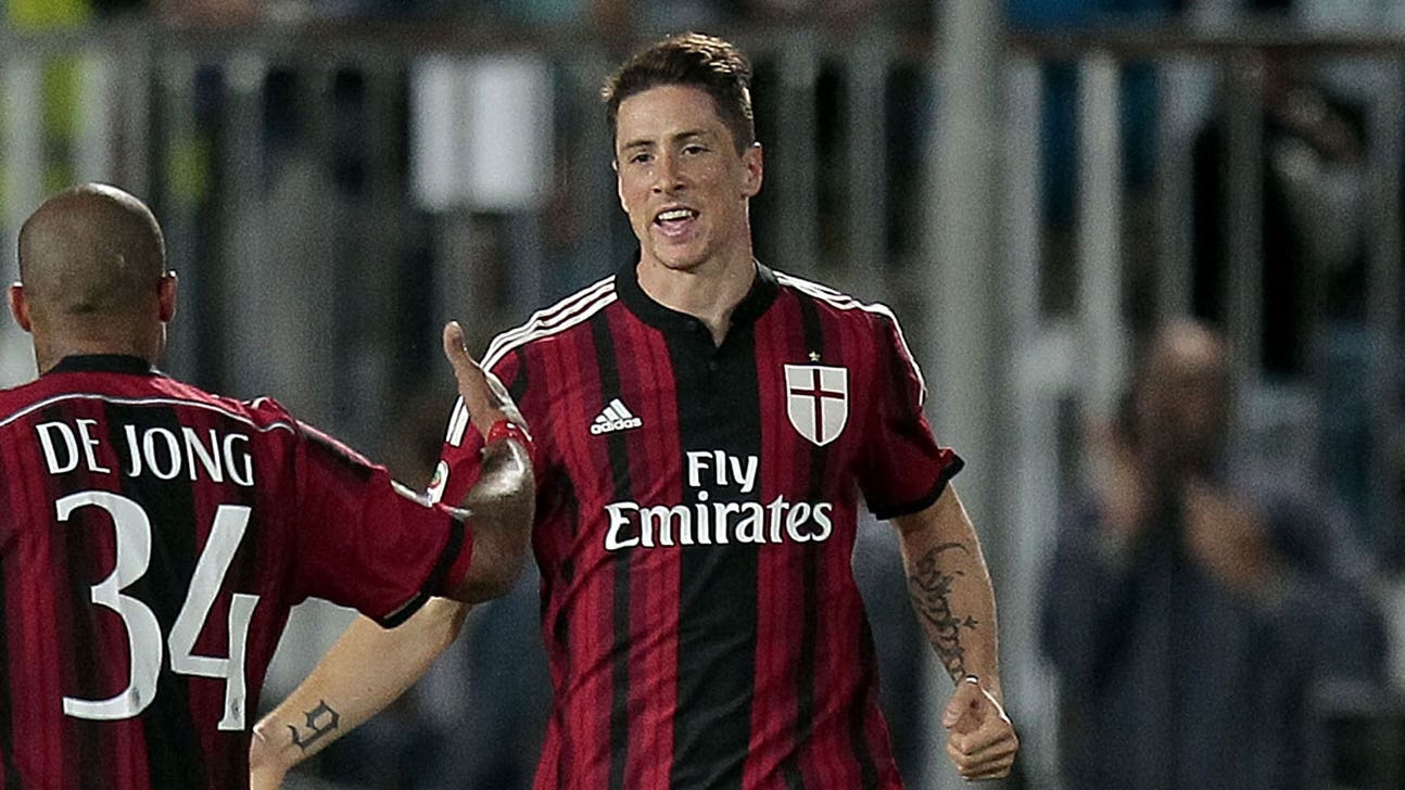 Fernando Torres delighted to net his first goal in AC Milan colours